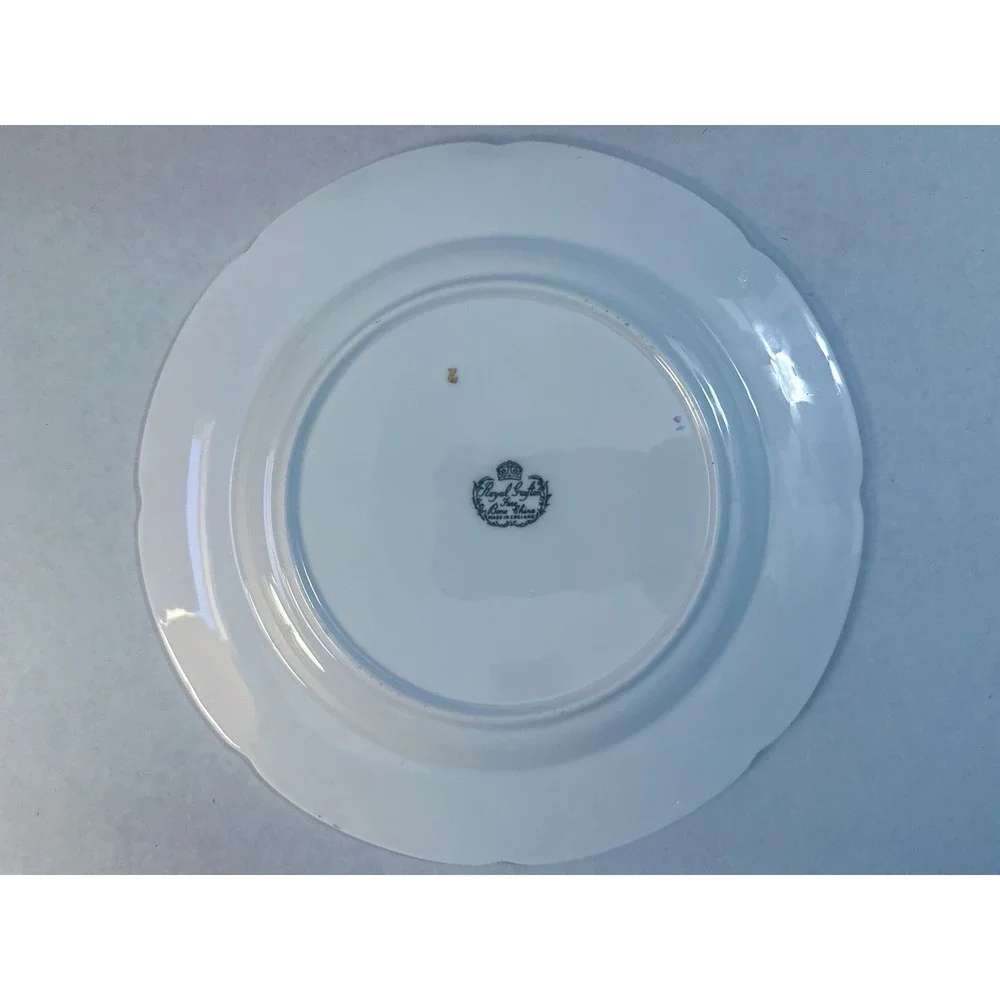 Vintage Royal Grafton Bone China Side Plate Pink Gold Trim #1840